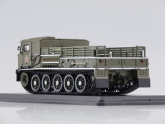ATS-59G Artillery caterpillar tractor parade khaki 1:43 Start Scale Models (SSM)