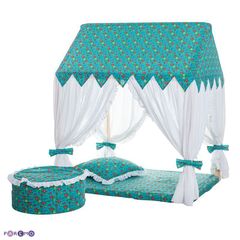 Текстильный домик с пуфиком "Дворец Жасмин"