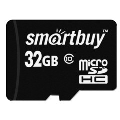 Карта памяти SmartBuy microSDHC 32 Gb Class 10 (SB32GBSDCL10-01)