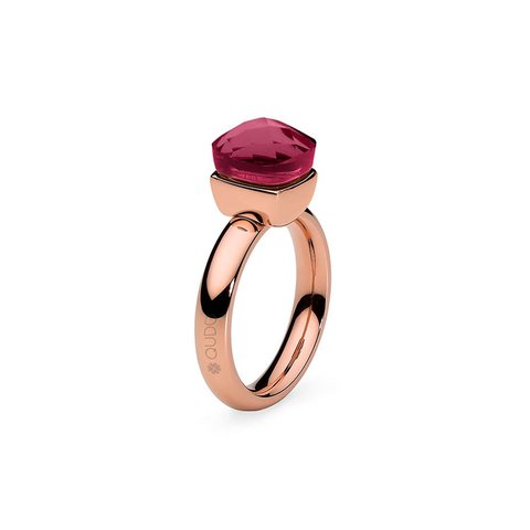 Кольцо Qudo Firenze fuchsia 17.2 мм 610963/17.2 V/RG цвет розовый