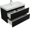 Aquanet 337956 Тумба Вега 2.0 90 2 ящ. цв.черный (337956)