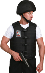 Бронежилет Комфорт 1-1 УНИ чехол Дельта (бронесталь), Бр1 класс защиты