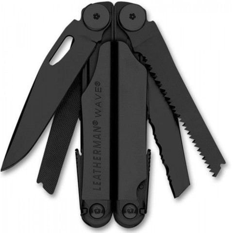 Мультитул Leatherman Wave Plus 17 функций, чёрный (832526)