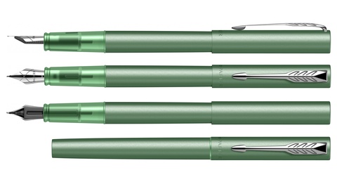 Ручка перьевая Parker Vector XL F21, Matte Green CT, F (2159762)