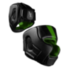 Шлем Hayabusa T3 Black/Green