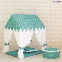 Текстильный домик с пуфиком "Дворец Жасмин"