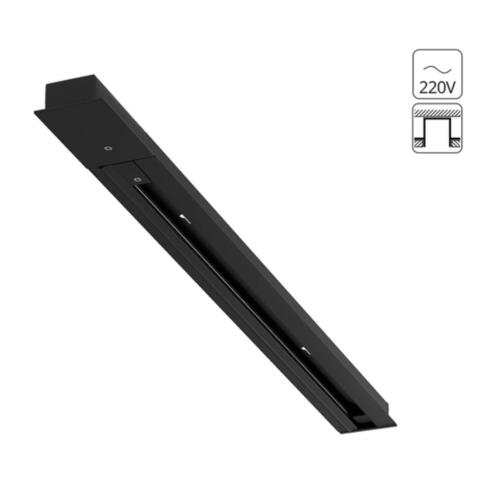 Шинопровод однофазный встраиваемый Arte Lamp TRACK ACCESSORIES A550106 1м