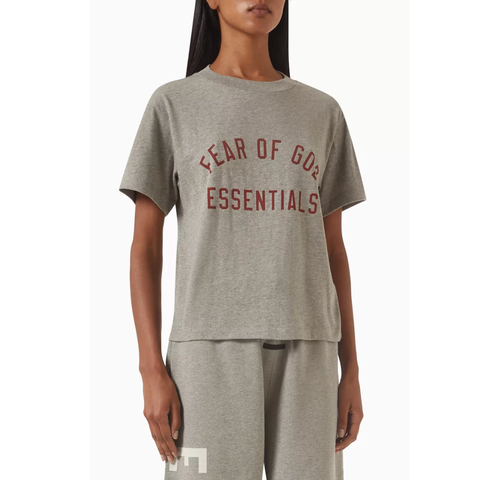 Logo Crew Neck T-shirt in Tri-blend Jersey