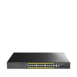 Cudy - Коммутатор с 26 гигабитными портами (24 порта PoE+) и 2 комбинированными портами GS1028PS2