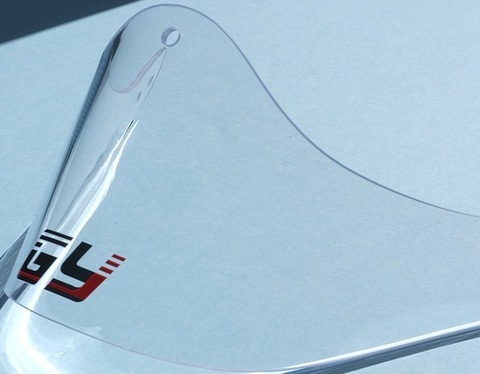 Протектор горла вратарский JetPuck PRO LEXAN пластик SR прозрачн