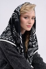 Платок «Тигр Еврейской автономной области. Черный»