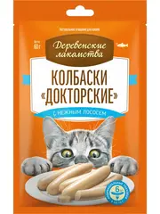 Деревенские лакомства для кошек «Колбаски 