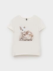 фуфайка  для девочки  КР 302813/белая лилия к581