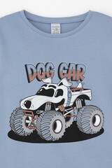 пижама  для мальчика  К 1541/голубой туман,машины