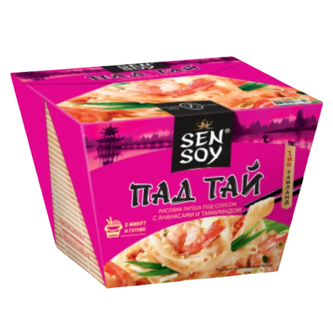 Лапша SEN SOY премиум рисовая под соусом пад тай 125г