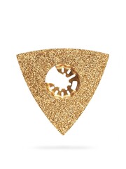 ЗУБР CARBIDE ВК8 Р40, 80 мм полотно треугольное зачистное с твердосплавной крошкой: клей, краска, раствор, кирпич, пенобетон, StarQuick (15583-P40)