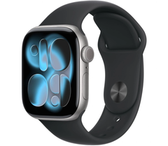 Умные часы Apple Watch Series 11 46mm Space Gray Al Black SB M/L GPS (MEV44)