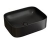 Ceramica Nova Element CN6052MB Умывальник чаша накладная прямоугольная, 50.5x38, цвет: чёрный матовый
