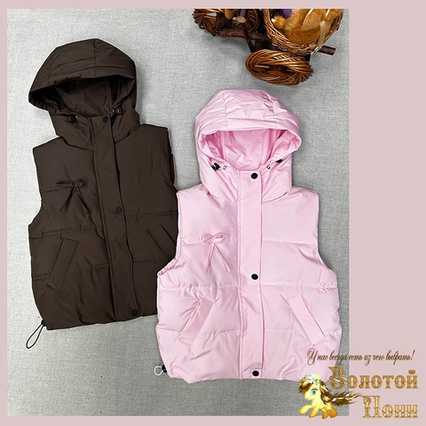 Жилет девочке (6-10) 260319-WQ101