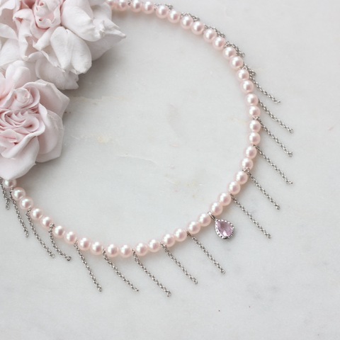 Набор для создания чокера (в серебряном цвете) НАБ023