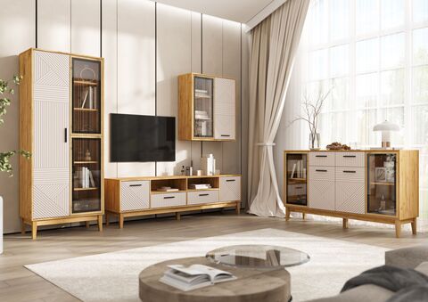 Гостиная Флэш №3 (AGT) Кашемир, Дуб Крафт