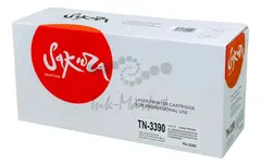 Картридж Sakura TN3390 для Brother, черный, 12000 к.