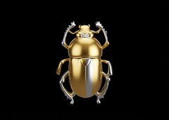 Силиконовый молд Жук № 1