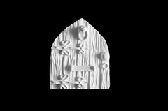 Силиконовый молд Дверь деревянная ( серия домики для гномов и фей