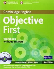 Objective First 3rd Edition Workbook without Answers with Audio CD