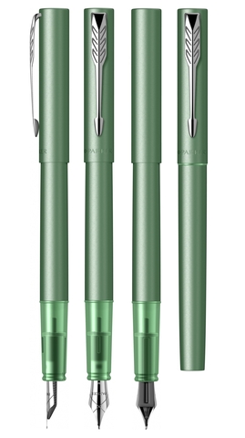 Ручка перьевая Parker Vector XL F21, Matte Green CT, F (2159762)