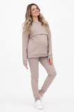 Костюм для беременных и кормящих 12426 какао