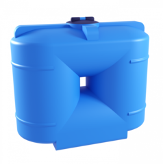 Ёмкость пластиковая пищевая Мультпласт В-500 500 л. прямоугольная (123x60x107см;20кг;синий) - арт.555434.2