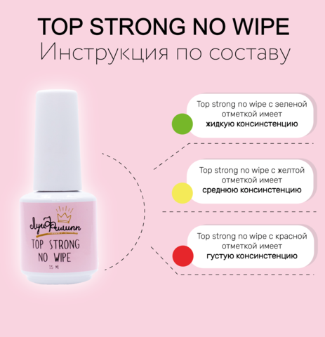 Топ ЛУИ ФИЛИПП Strong Top no wipe 02 15мл