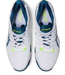 Теннисные кроссовки Asics Solution Speed FF 2 Indoor - white/restful teal