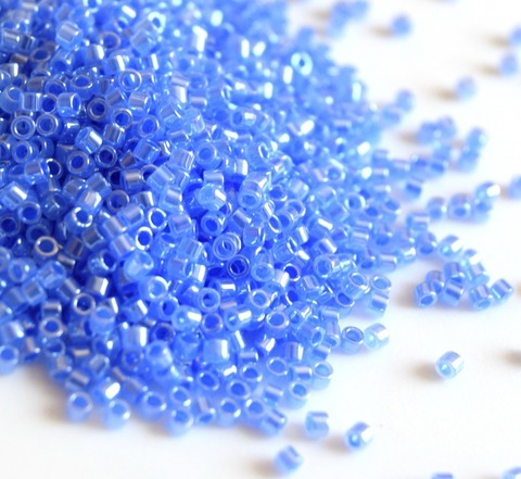 DB-0240 Бисер цилиндрический Миюки делика 11/0 /Miyuki delica 11/0 Ceylon Dark Sky Blue
