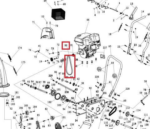 Ремень плоский зубчатый DDE 5Mx825 S8570E/8066L/STG9070E/8064L/1370