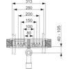 9020033 TECE Установочный комплект для подкл. раковины