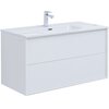 Aquanet 287544 Тумба Lino 100 (Flat) белый глянец (287544)