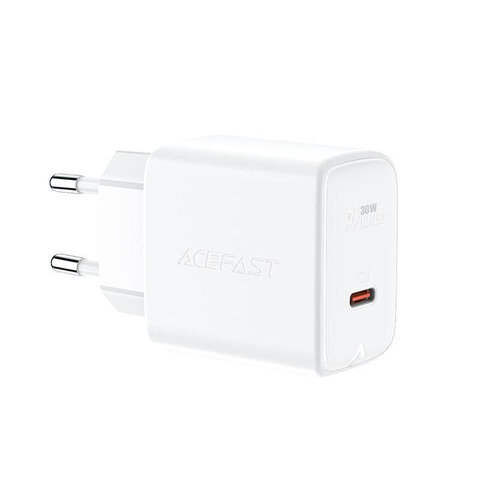 Зарядное устройство ACEFAST A21 30W GaN single USB-C charger (EU) белый