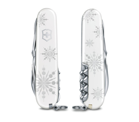 Нож складной Victorinox Explorer White Christmas SE, 91 mm (1.6703.77)