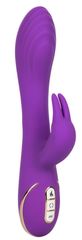 Фиолетовый вибратор-кролик с нагревом Jack Rabbit Signature Heated Silicone Rotating - 21,5 см. - 