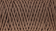 Coffee polyester cord 2 mm