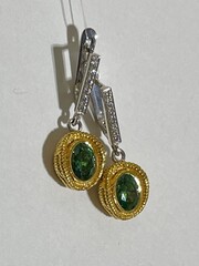 Катарина (серьги из серебра)