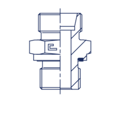 Штуцер FE DL06 BSP 3/8" (корпус) CAST