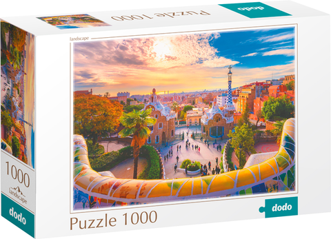 301171  Puzzle Park Guell in Barcelone.Spain, 1000 pieces.