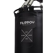 Боксерский мешок FILIPPOV Ø45 110см/45см/48-50кг, черный