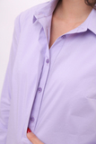 Рубашка для беременных 16302 сиреневый
