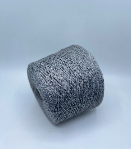 Бобинная пряжа (пр.Италия), art.Cotone, 350м/100 гр. 100%Хлопок, цвет-Гранит , арт.34870