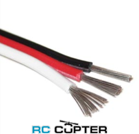 Провод для серво Futaba style 26AWG (30 core) 1 метр