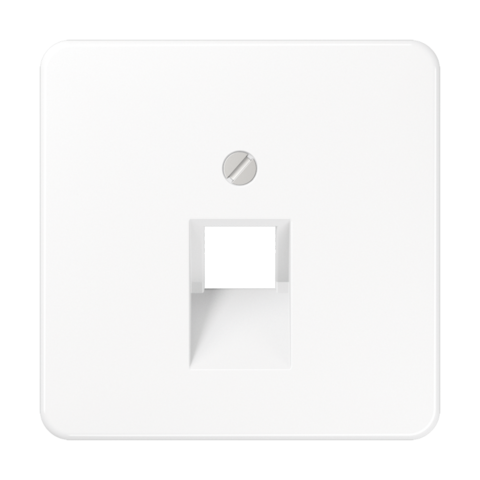 Розетка компьютерная, одинарная UAE, кат.6, экранированная. Цвет Белый. JUNG CD. EPUAE8UPOK6+CD569-1UAWW